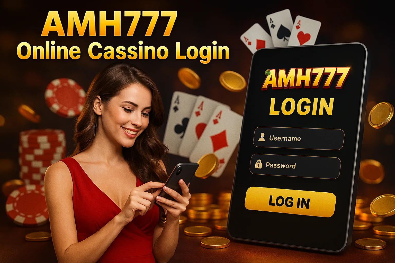 Criar uma nova Conta no plataforma AMH777